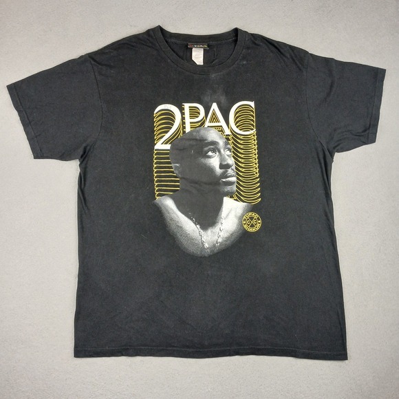 Cross Colours Other - Cross Colours 2Pac T-Shirt Mens Large Black Hip Hop‎ Graphic Tee Streetwear Y2k